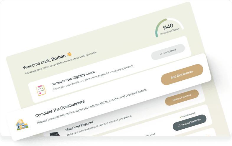 Start Online & Share Disclosures